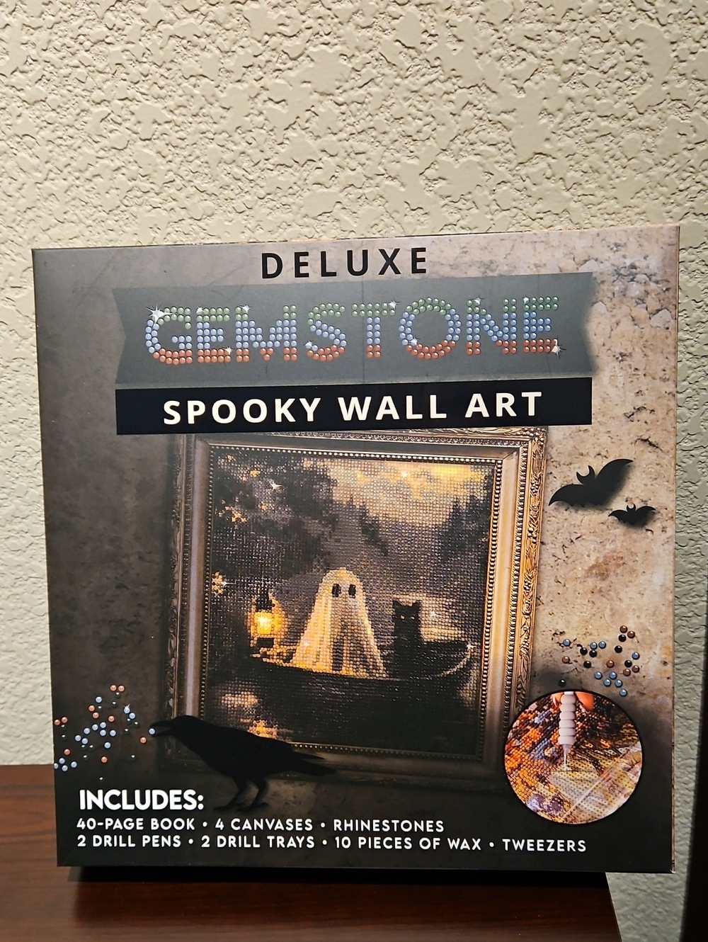 Halloween Spooky Diamond Art Kit - 4 Canvases